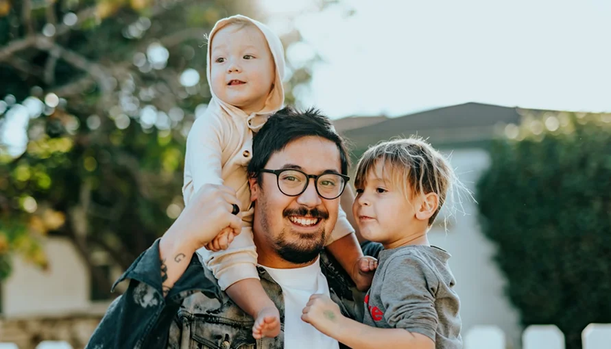 Family enjoying time together